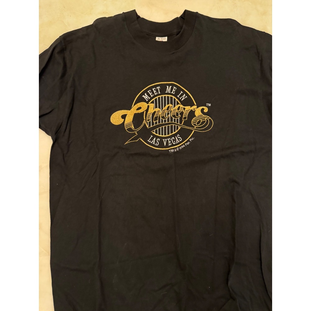 Vintage 1994 Cheers Las Vegas T Shirt Mens XL Fruit of the Loom Single Stitch TV